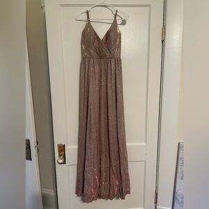 Lulu's Shimmering Pink Dress